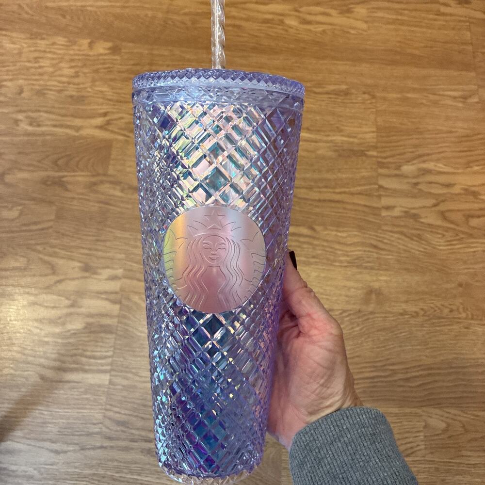 Starbucks Holiday 2022 Limited Iridescent Jewel Venti Tumbler 24 Oz